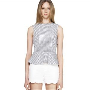CLUB MONACO Peplum Top Size XS